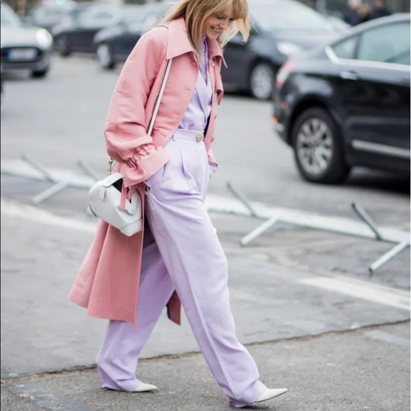 Zara slouchy Lilac Pants - Picture 13 of 16